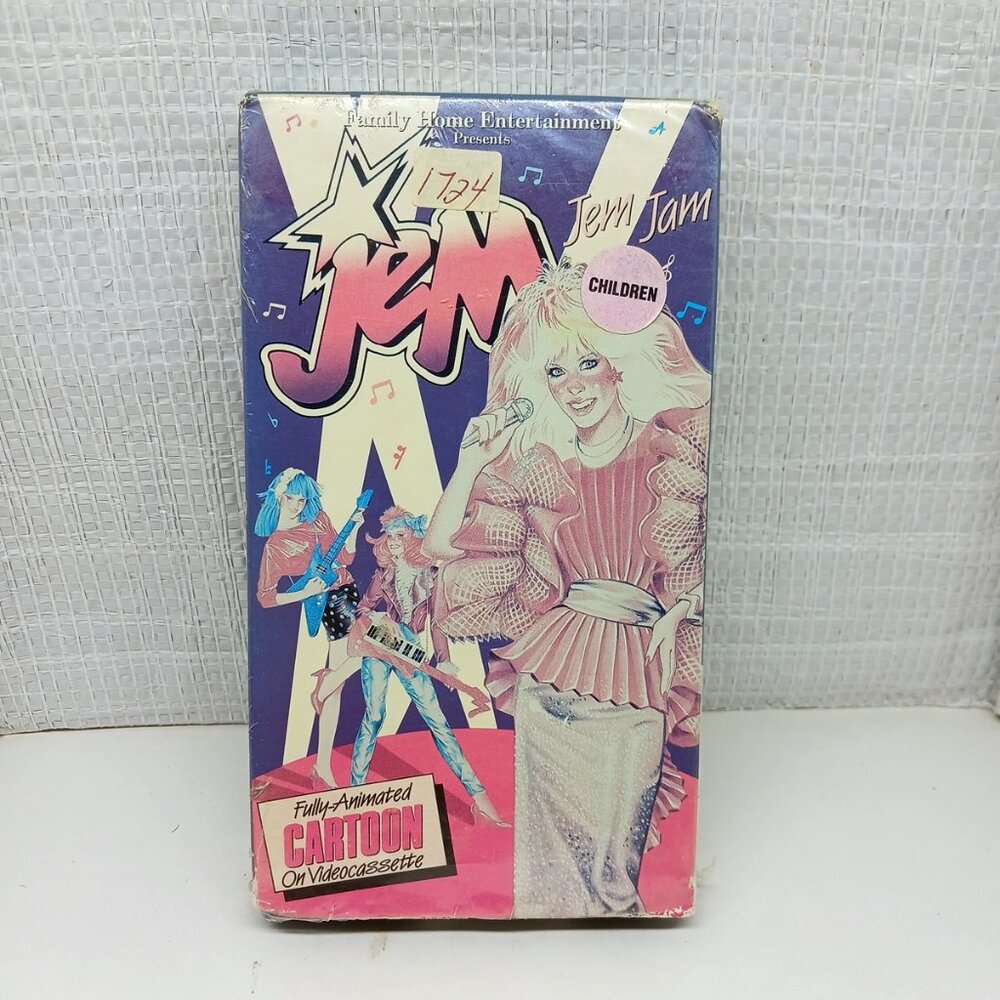 Jem And The Holograms VHS tape, episode Jem Jam, used, video store copy